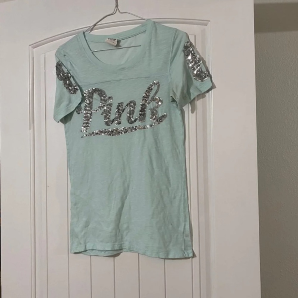 Pink bling top